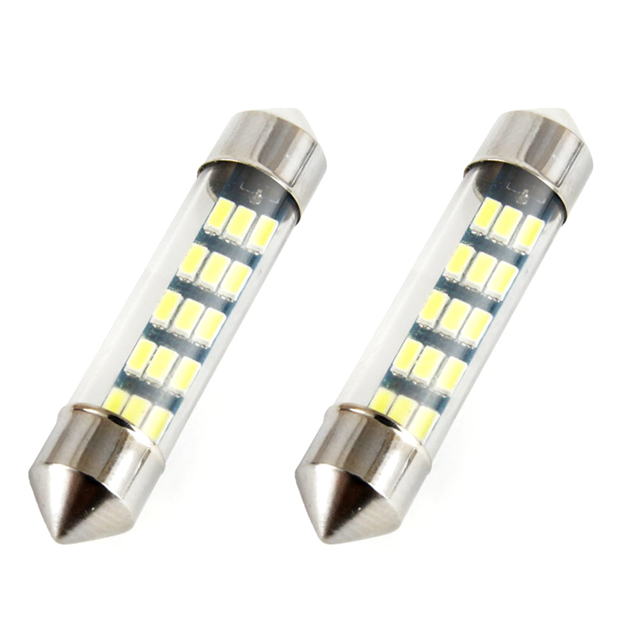 LED STANDARD 3014 15SMD Festoon C5W C10W C3W 39mm bela 12V - slika 2