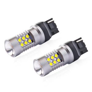 LED Canbus 3030 24SMD T20 7440 W21W bele 12V/24V