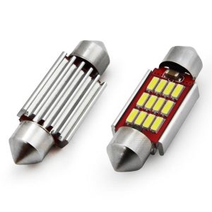 LED Canbus 4014 12SMD okrasna svetilka C5W C10W C3W 39mm bele 12V/24V