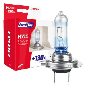 Halogenske žarnice H7 12V 55W LumiTec LIMITED +130% DUO