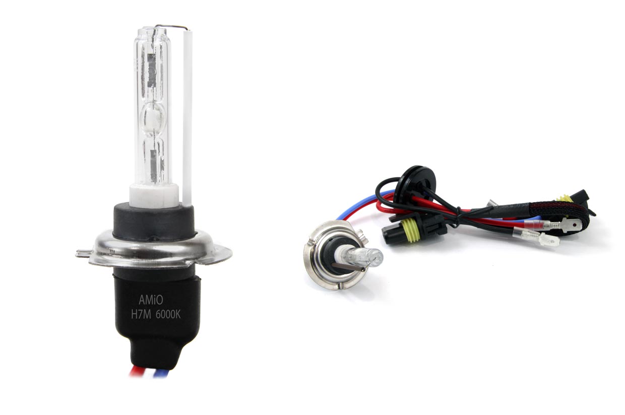 Xenon žarnica tip H7 6000K kovinska AMiO