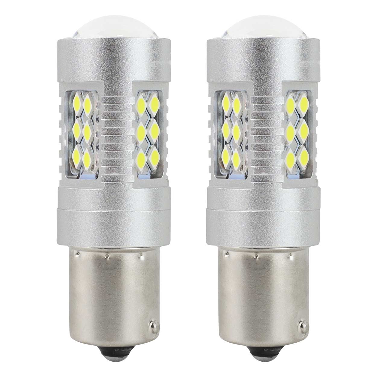 LED Canbus 3030 24SMD 1156 BA15S P21W bele 12V/24V