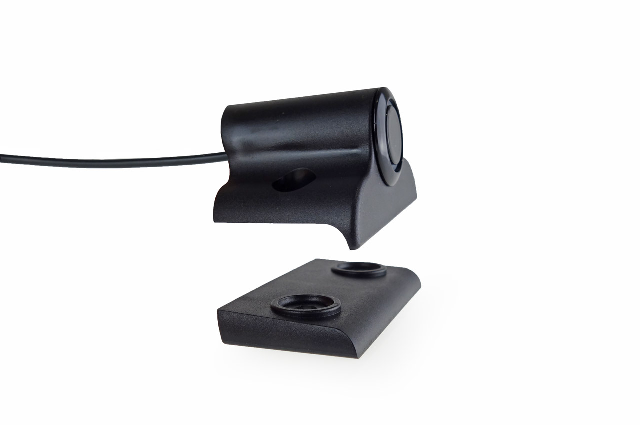 Sistem za pomoč pri parkiranju TFT01 4,3″ s HD-307-IR 4 senzorji črne barve, za tovornjak