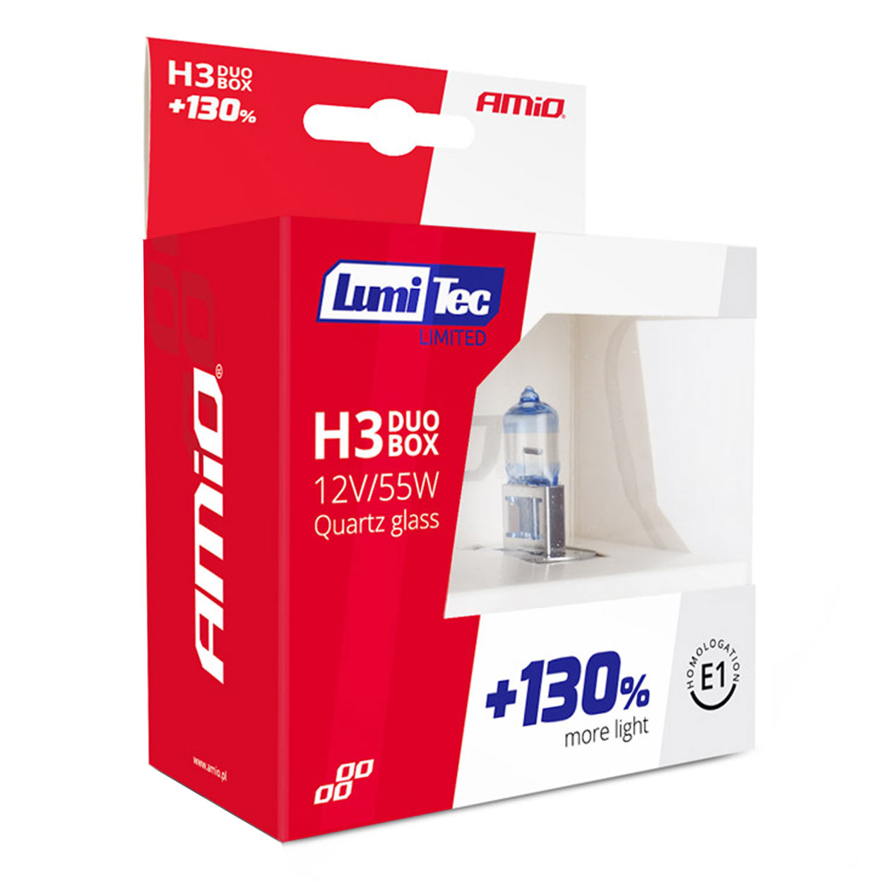 Halogenske žarnice H3 12V 55W LumiTec LIMITED +130% DUO - slika 5
