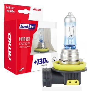 Halogenske žarnice H11 12V 55W LumiTec LIMITED +130% DUO