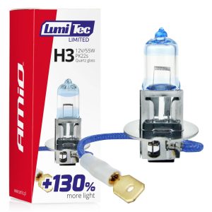 Halogenska žarnica H3 12V 55W LumiTec LIMITED +130%