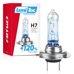Halogenska žarnica H7 12V 55W LumiTec Super White +120%