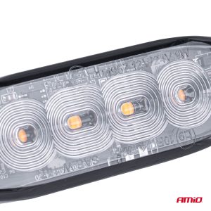 LED opozorilna lučka 4 R65 R10 12-24V AMIO-02298