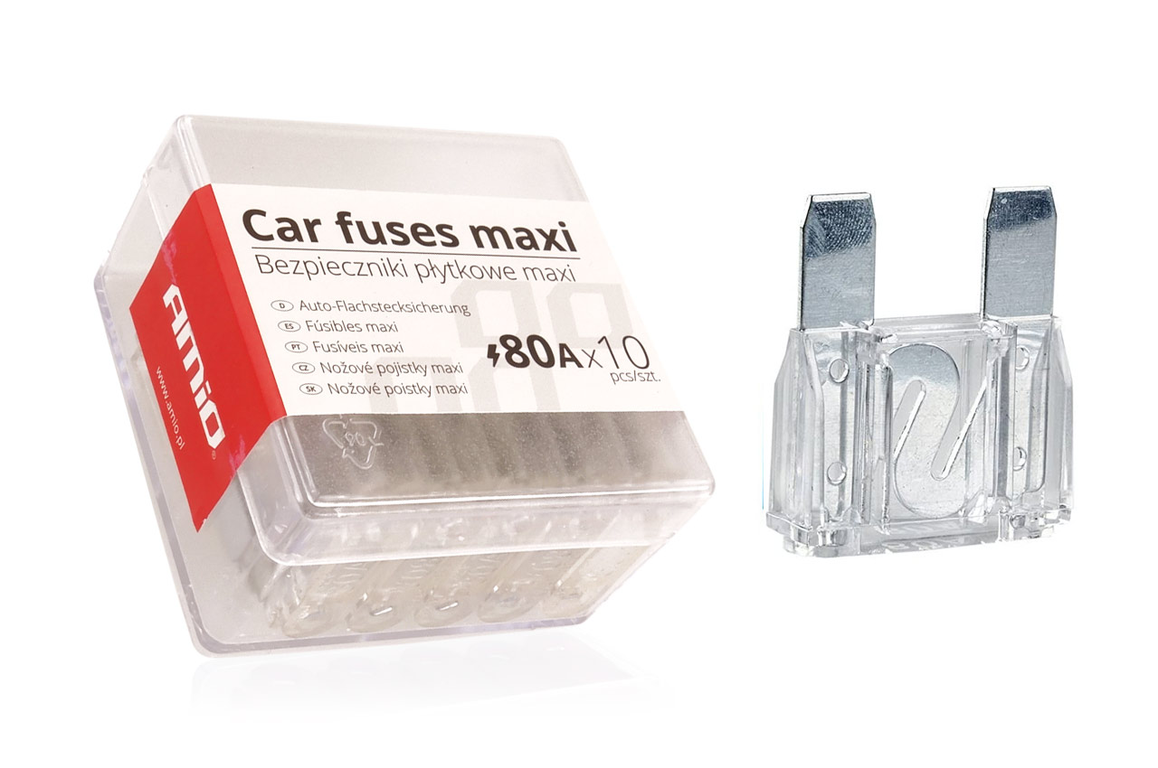 Avtomobilske varovalke MAXI box 10 kosov 80A