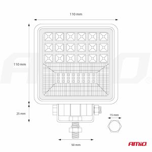 Delovna svetilka AWL12 42 LED COMBO (2 načina) 9-36V