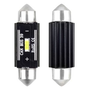 LED Canbus 1860 1SMD UltraBright Festoon C5W C10W C3W 39mm bele 12V/24V