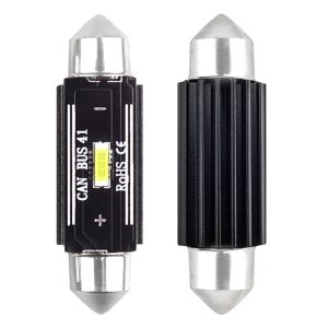 LED Canbus 1860 1SMD UltraBright Festoon C5W C10W C3W 41mm bele 12V/24V