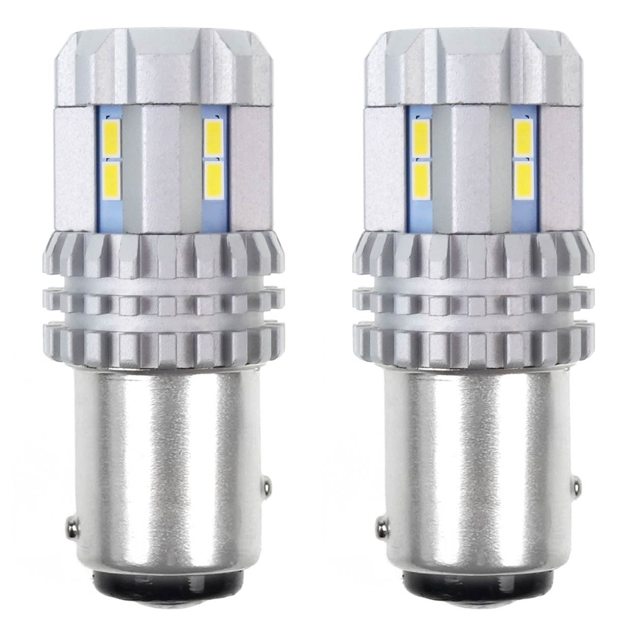 LED Canbus 3020 22SMD UltraBright 1157 BAY15D P21/5W bele 12V/24V