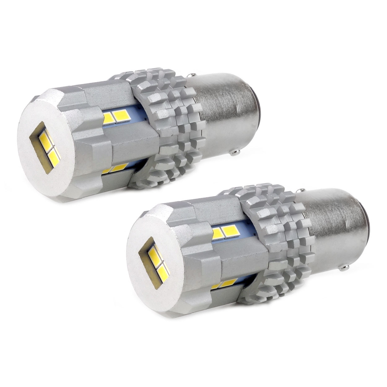 LED Canbus 3020 22SMD UltraBright 1157 BAY15D P21/5W bele 12V/24V - immagine 2