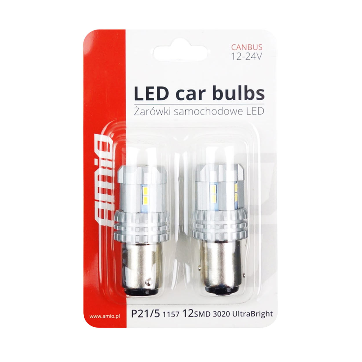 LED Canbus 3020 22SMD UltraBright 1157 BAY15D P21/5W bele 12V/24V - immagine 4