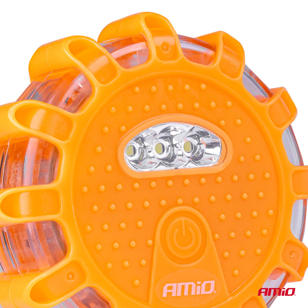 Prenosna LED opozorilna lučka za cesto z delujočo svetilko 3xAAA IP65 12SMD + 3SMD - slika 2
