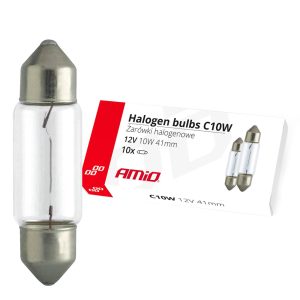 Halogenske žarnice C10W Festoon 41mm 12V 10 kosov