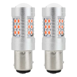 LED Canbus 3030 24SMD 1157 BAY15D PR21/5W rdeča 12V/24V