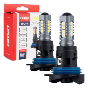 LED Canbus 3030 18SMD HP24W bele 12V/24V