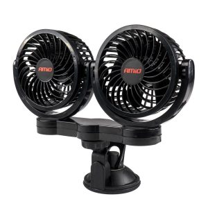 Avtomobilski ventilator s sesalnikom 2x4" 12V