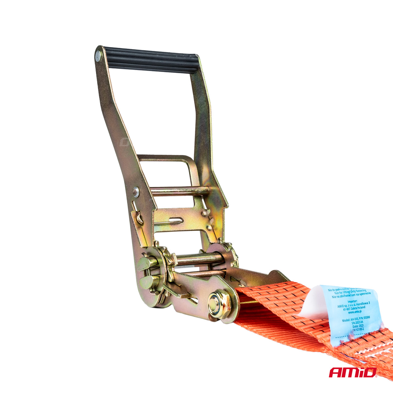 Transportni pas z napenjalcem 5000 kg 50 mm 10 m - immagine 2