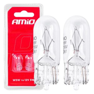Halogenske žarnice T10 W5W W2.1x9.5d 12V / 2 kosa, pretisni omot