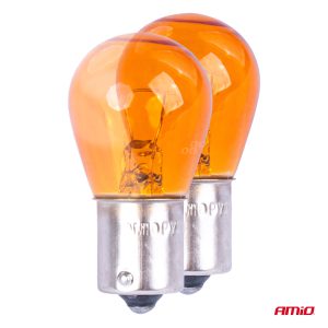 Halogenske žarnice PY21W BA15S 12V AMBER / 2 kosa, pretisni omot
