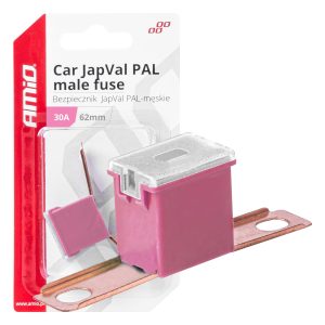 Avtomobilske varovalke JapVal PAL, moške 62 mm 30 A AMIO-03427