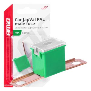 Avtomobilske varovalke JapVal PAL, moške 62 mm 40 A AMIO-03428