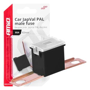 Avtomobilske varovalke JapVal PAL, moške 62 mm 80 A AMIO-03432