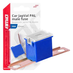 Avtomobilske varovalke JapVal PAL, moške 62 mm 100 A AMIO-03433