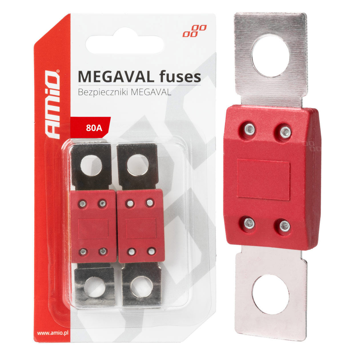 Avtomobilske varovalke MEGAVAL 80A AMIO-03462