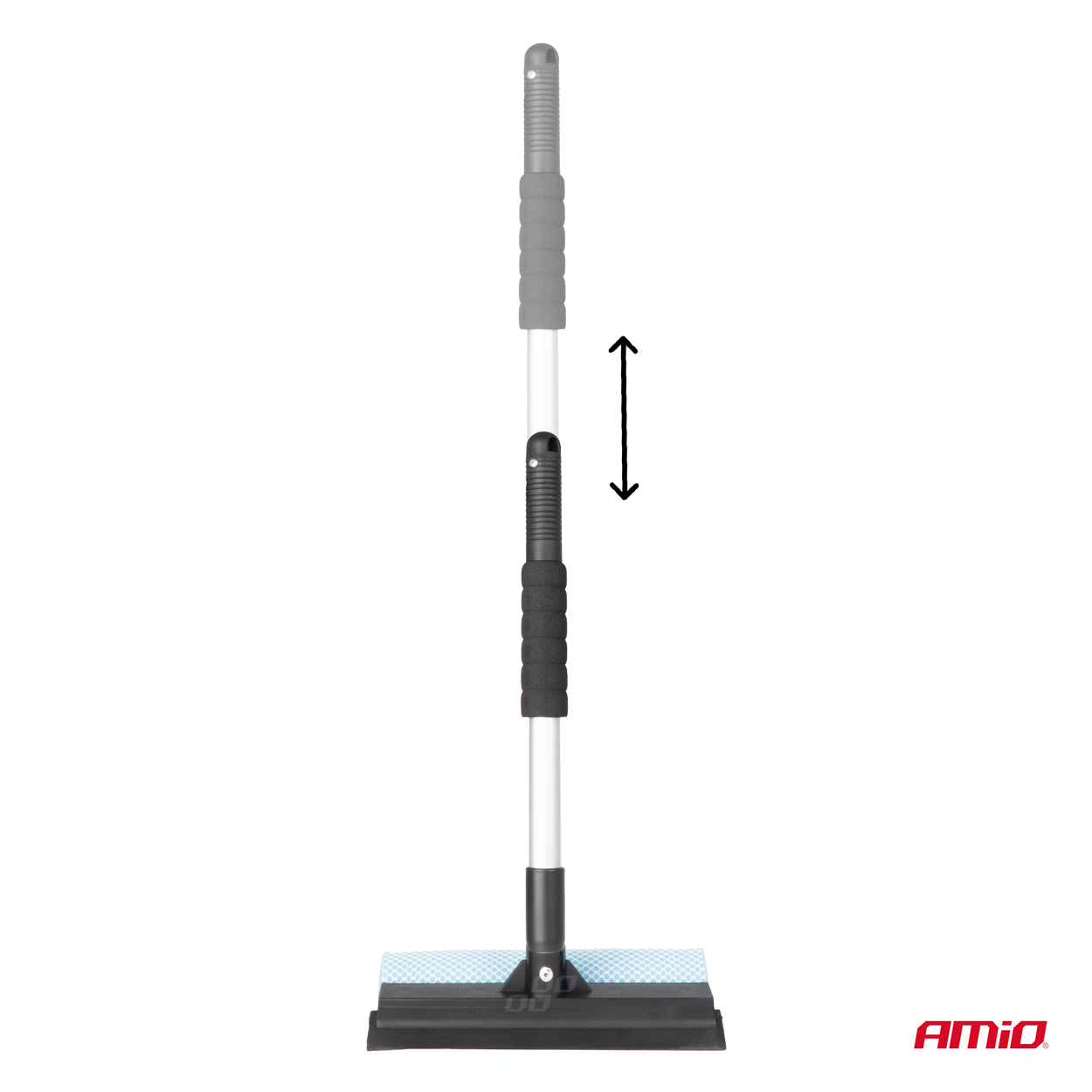 Aluminijasti čistilec za steklo 20 cm glava 46/70 cm AMIO-03854