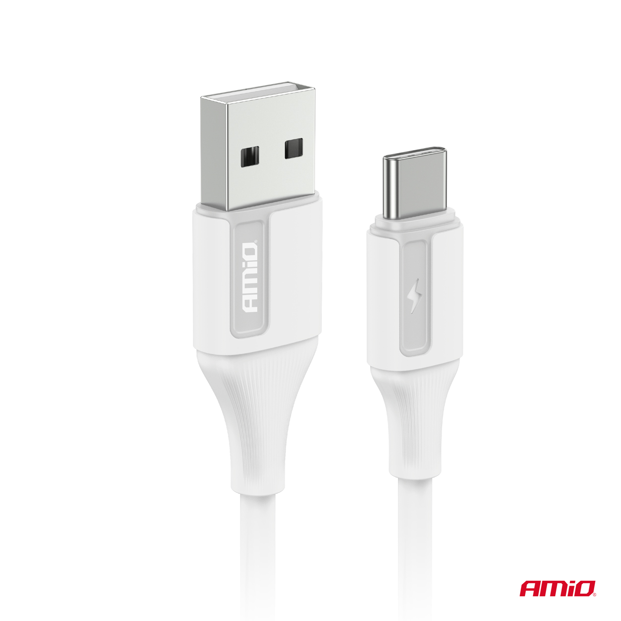 USB + USB-C kabel 3A 200 cm FullLINK AMIO-03918 - slika 2