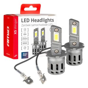 LED žarometi serije X5 WINGER H3 6000K max. 30W AMIO-03944