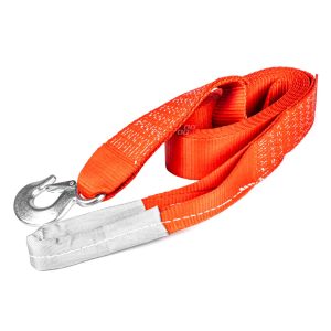 Tračna vlečna vrv 7000kg 60mm 5m kavelj+uho AMIO-03992