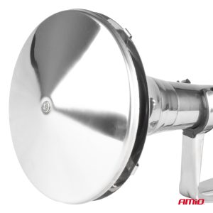 Hupa fanfare signal krom 620 mm 12V 24V nizki toni AMIO-04078