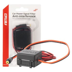 Avtomobilski filter signala proti motnjam z vtičem 12V AMIO-04101