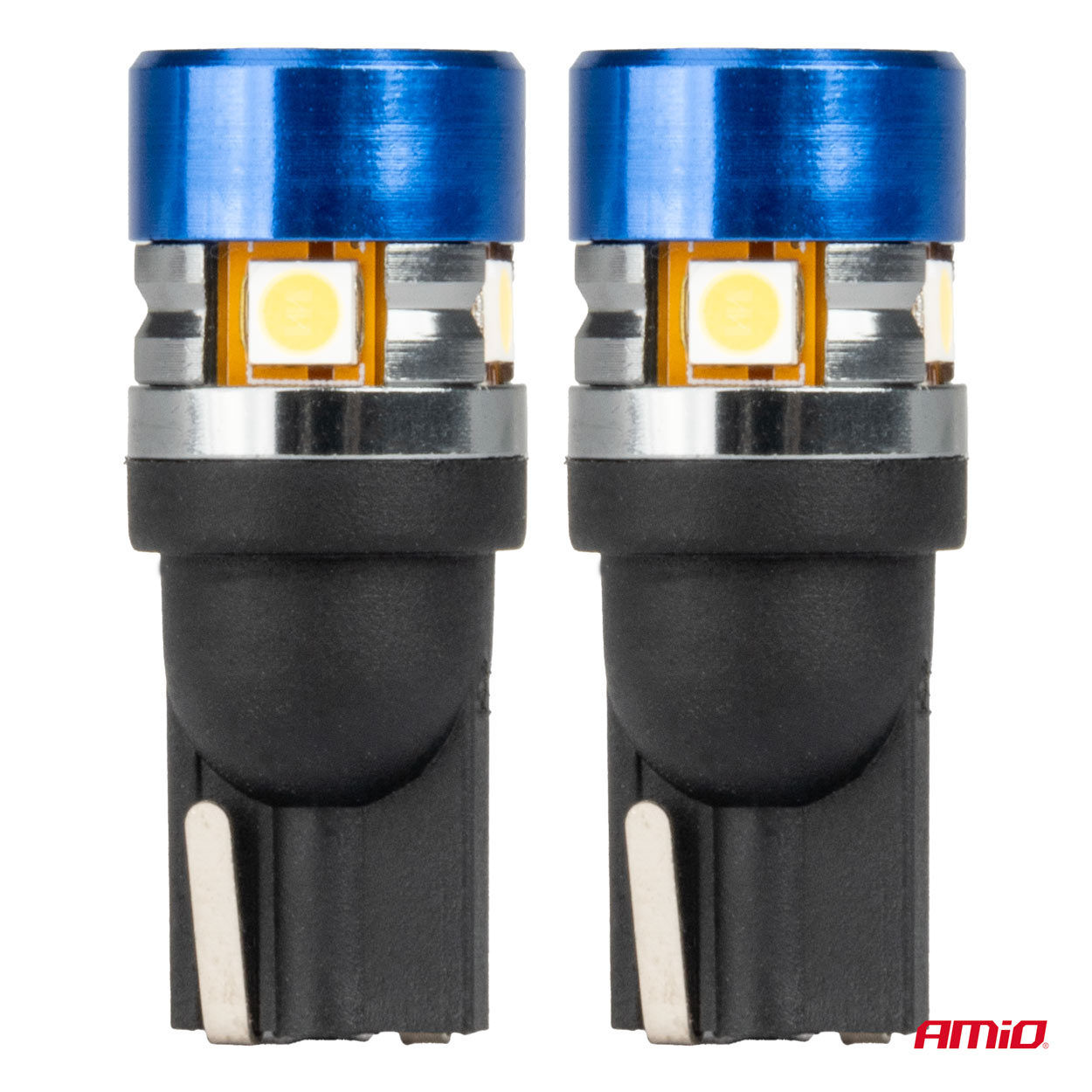 LED žarnice Canbus T10 W5W 5SMD 3030 bele 12V 24V AMIO-04240 - slika 2