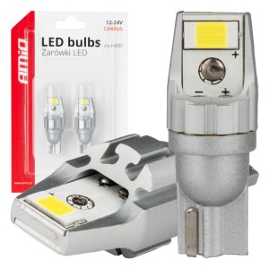 LED Canbus T15 W16W 2SMD 3570 bele žarnice 12V 24V AMIO-04257