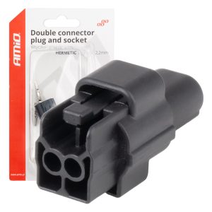 Komplet vtiča in vtičnice 2-PIN 2,2 mm AMIO-04346