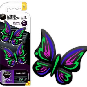 Osvežilec zraka za avto AROMA FANCY SHAPES BUTTERFLY Blueberry