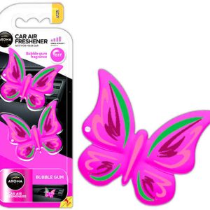 Osvežilec zraka za avto AROMA FANCY SHAPES BUTTERFLY Bubble Gum