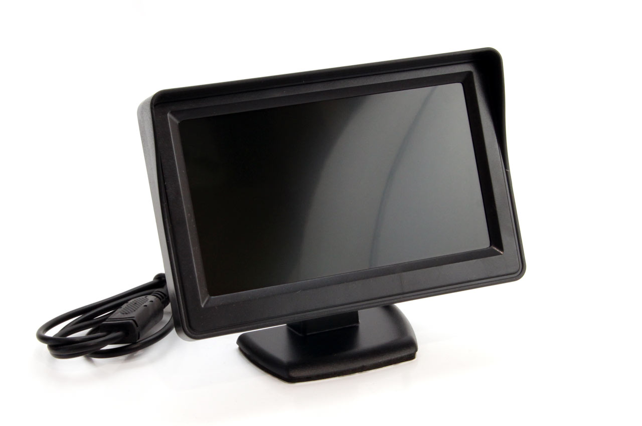 Sistem za pomoč pri parkiranju TFT01 4,3" s HD-502-IR 4 senzorji srebrne barve - slika 3