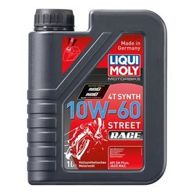 Motorno olje Liqui Moly 10W-60 Motorbike 4T Synth Street Race / 1L