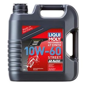 Motorno olje Liqui Moly 10W-60 Motorbike 4T Synth Street Race / 4L