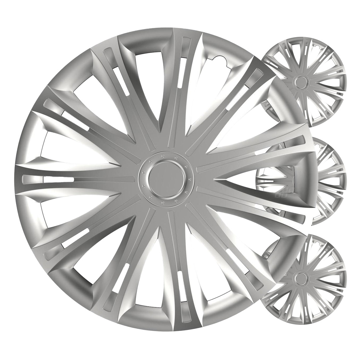 Pokrov platišča, komplet 4 kosov, Spark Silver 17" Color Box
