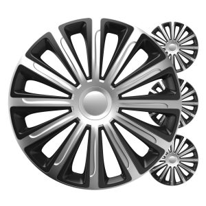 Pokrov platišča, komplet 4 kosov, Trend Black & Silver 13" Color Box