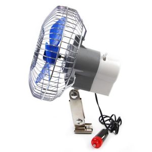 Avtomobilski ventilator kovinski z vijačnim pritrdilom + sponko CFAN-15 +12V