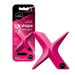 Osvežilec zraka za avto AROMA CAR X Shape Bubble Gum